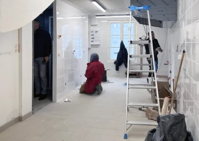 Travaux de rénovation cuisine professionnelle en Touraine – chantier CHR en cours